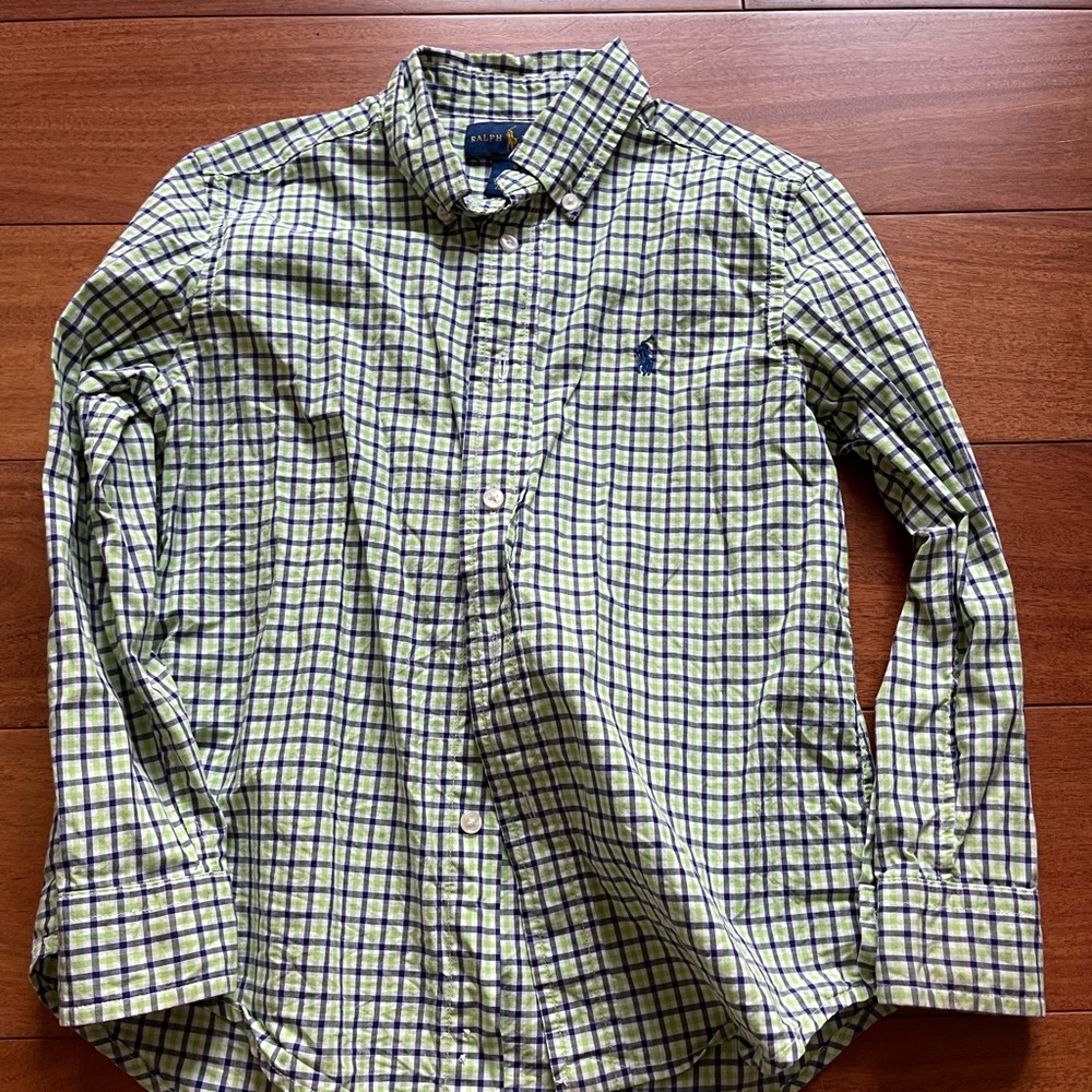 RL Boys Button Down shirt Size 6